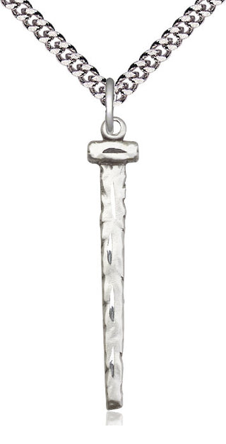 Sterling Silver Nail Medal Catholic Jewelry