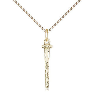 14kt Gold Filled Nail Medal Religious Jewelry