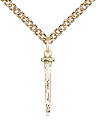 14kt Gold Nail Medal