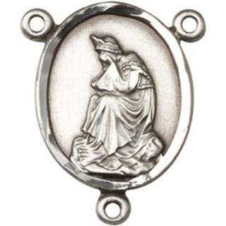 Sterling Silver Our Lady of la Salette Rosary Center Rosary Center