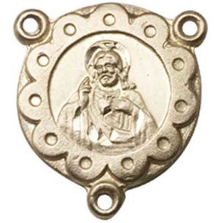 14kt Gold Filled Scapular Rosary Center Rosary Center