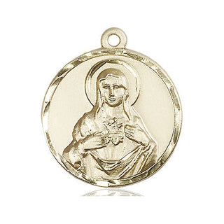 14kt Gold Filled Immaculate Heart of Mary Medal