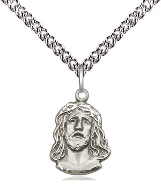 Sterling Silver Ecce Homo Medal Religious and Catholic Jewelry