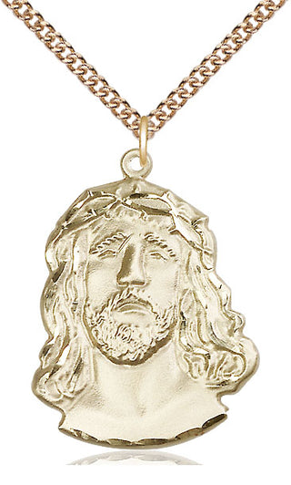 14kt Gold Filled Ecce Homo Medal Catholic Jewelry