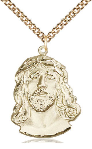 14kt Gold Filled Ecce Homo Medal Catholic Jewelry