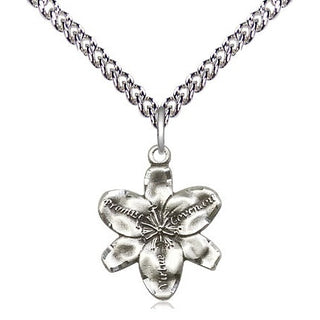 Sterling Silver Chastity Medal Religious Jewelry