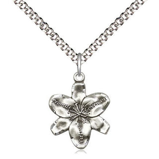 Sterling Silver Chastity Medal Religious Jewelry