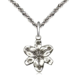 Sterling Silver Chastity Medal Religious Jewelry