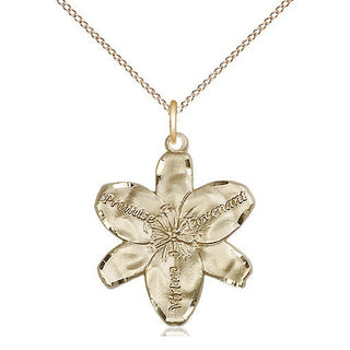 14kt Gold Filled Chastity Medal Catholic Jewelry