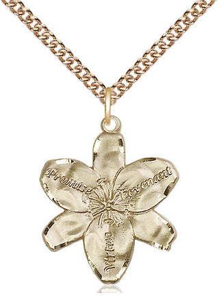 14kt Gold Filled Chastity Medal Catholic Jewelry