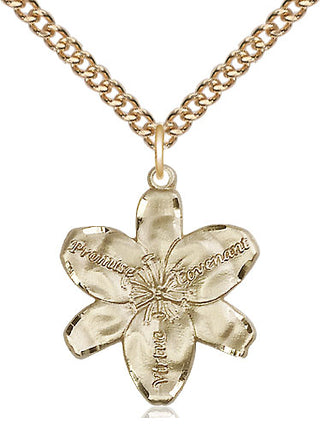 14kt Gold Filled Chastity Medal Catholic Jewelry