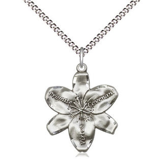 Sterling Silver Chastity Medal Catholic Jewelry