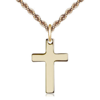 14kt Gold Cross Medal