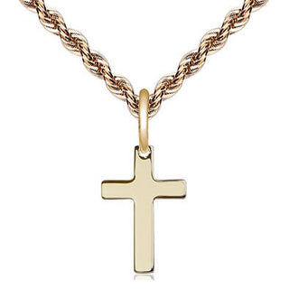 14kt Gold Filled Cross Medal Religious and Catholic Jewelry