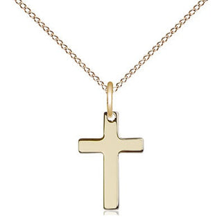 14kt Gold Cross Medal