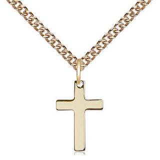 14kt Gold Cross Medal