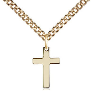 14kt Gold Cross Medal