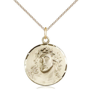 14kt Gold Filled Ecce Homo Medal Religious Jewelry