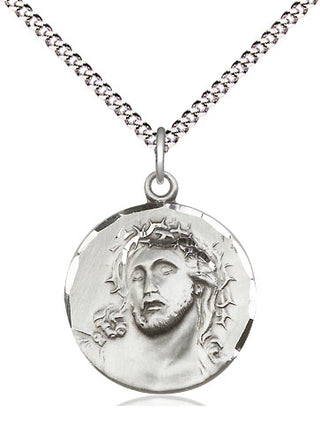 Sterling Silver Ecce Homo Medal Religious Jewelry
