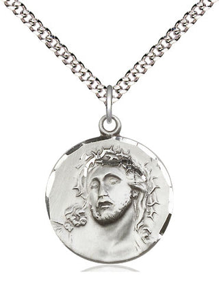 Sterling Silver Ecce Homo Medal Religious Jewelry