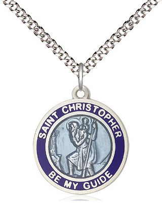 Sterling Silver Saint Christopher Medal Religious Jewelry