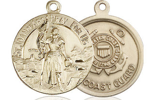 14kt Gold Filled Saint Joan of Arc Coast Guard Medal