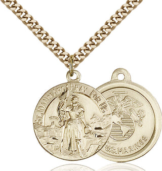 Gold-Filled St. Joan of Arc Pendant