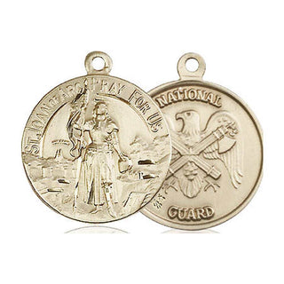 14kt Gold Saint Joan of Arc National Guard Medal