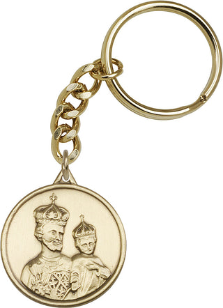 Gold Oxide Saint Joseph Keychain