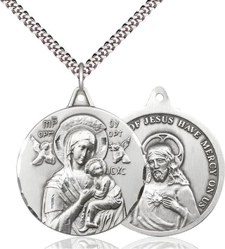 Pewter Our Lady of Perpetual Help Medal | Large