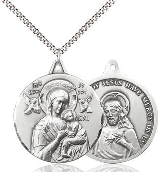 Pewter Our Lady of Perpetual Help Medal | Large