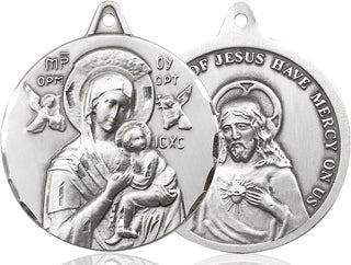 Sterling Silver Our Lady of Perpetual Help Medal Catholic Jewelry