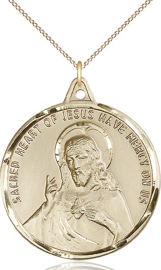 14kt Gold Scapular Medal
