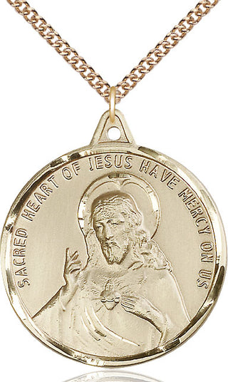 14kt Gold Scapular Medal