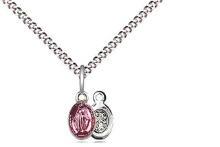 Sterling Silver Miraculous Medal Religious and Catholic Jewelry