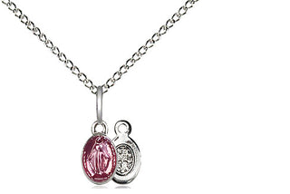 Sterling Silver Miraculous Medal Religious and Catholic Jewelry