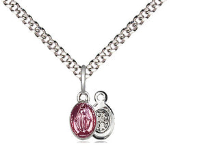 Sterling Silver Miraculous Medal Religious and Catholic Jewelry