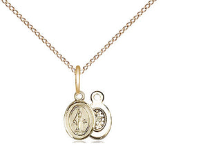 14kt Gold Filled Miraculous Medal Religious and Catholic Jewelry