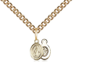 14kt Gold Filled Miraculous Medal Religious and Catholic Jewelry