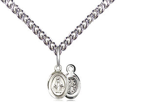 Sterling Silver Miraculous Medal Religious and Catholic Jewelry