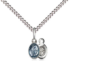 Sterling Silver Miraculous Medal Religious and Catholic Jewelry