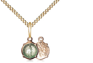 Gold Plate Sterling Silver Miraculous Medal Religious and Catholic Jewelry