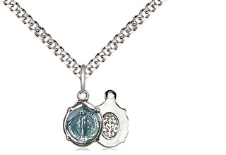 Sterling Silver Miraculous Medal Religious and Catholic Jewelry