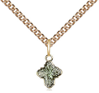 14kt Gold 4-Way Medal