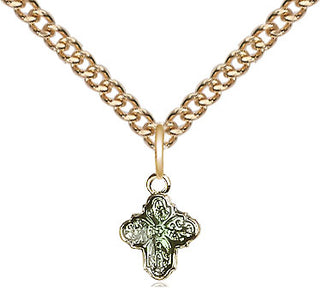 14kt Gold 4-Way Medal