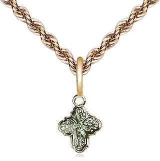 14kt Gold 4-Way Medal