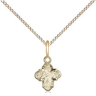 14kt Gold 4-Way Medal
