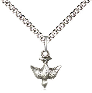 Pewter Holy Spirit Medal Religious and Catholic Jewelry