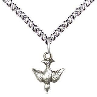 Sterling Silver Holy Spirit Medal Religious and Catholic Jewelry