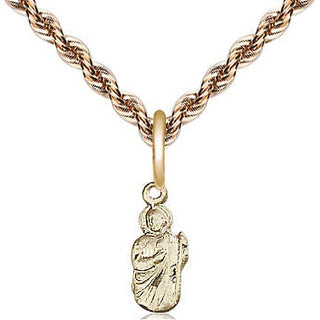 14kt Gold Saint Jude Medal